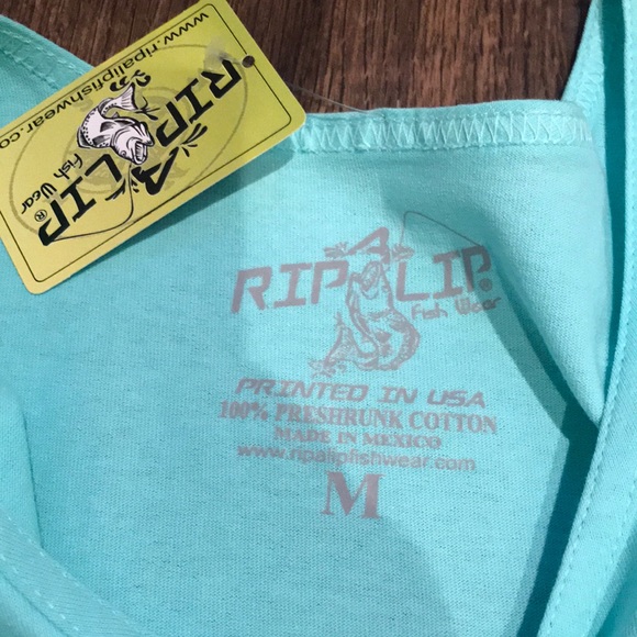 NWT Rip A Lip Sleeveless Tee Medium - Picture 3 of 3